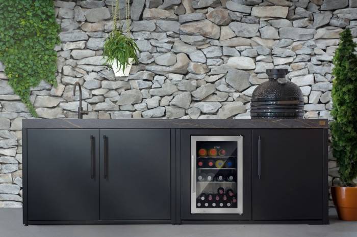 CASO Design BBQ Cooler Outdoor-Kühlschrank für die Outdoorküche