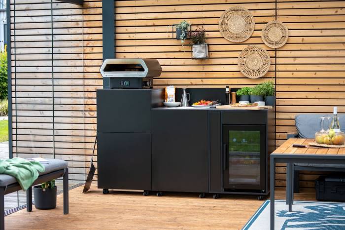 Grillfürst Moments Pizzastation mit Kühschrank