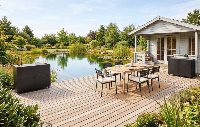 Outdoor Sideboards für eine wohnliche Atmosphäre im Außenbereich