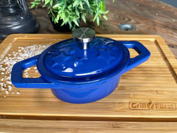 Grillfürst Dutch Oven Gusseisen Bräter Sternentöpfchen emailliert