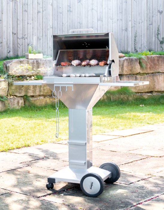 Thüro Jolzkohle Säulengrill mit Rädern