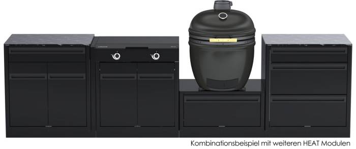 Outdoorchef HEAT Outdoor Küche mit Kamadomodul und EGG 550 H