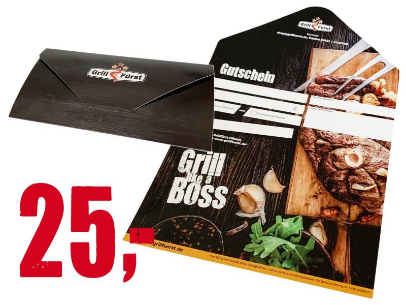 Grillfürst Geschenk Gutschein CHF 25