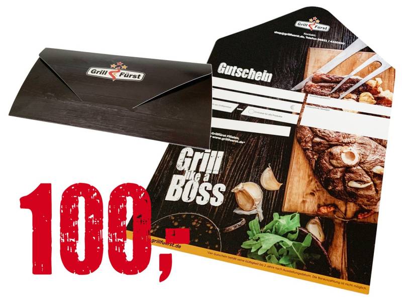 Grillfürst Geschenk Gutschein CHF 100