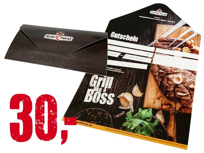 Grillfürst Geschenk Gutschein CHF 30