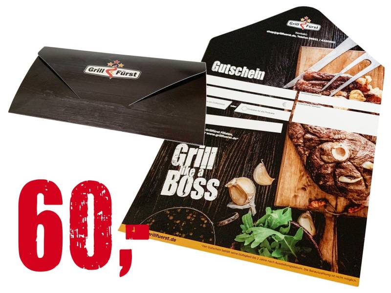 Grillfürst Geschenk Gutschein CHF 60