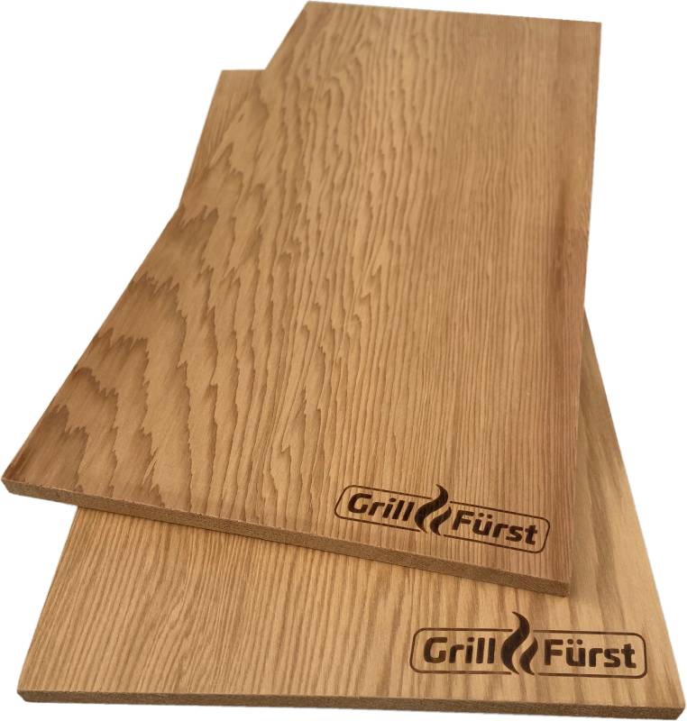 Grillfürst Räucherbretter Zeder XL 40 x 19,5 x 1,1 cm 2er Set