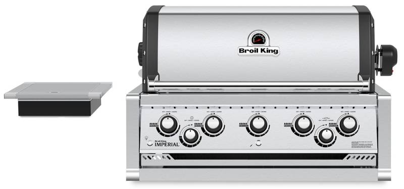 Broil King Imperial 590 PRO Einbaugrill mit Drehspieß + Seitenbrenner - Modell 2023