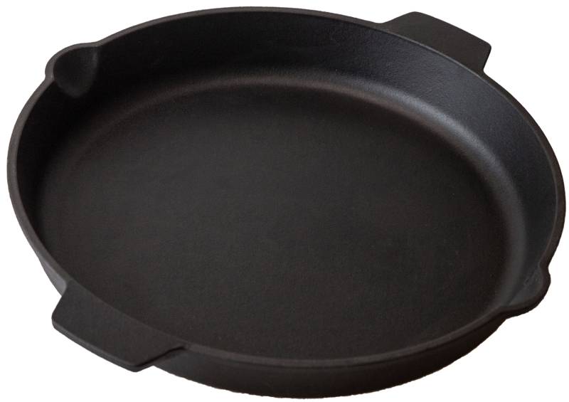 Grillfürst Gusseisenpfanne mit 2 Griffen Ø 35 cm