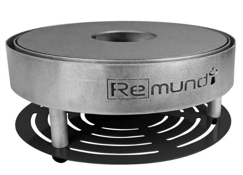 Remundi Feuerplatte / Tischgrill Pirus  schwarz