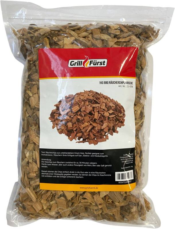 Grillfürst Räucherchips Kirsche - 1 kg