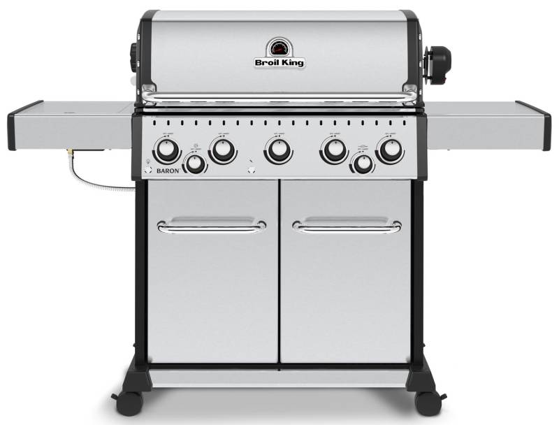 Broil King Baron S590 IR Gasgrill inkl. Drehspieß + Infrarot-Seitenbrenner