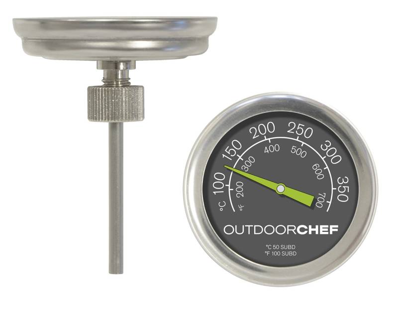 Outdoorchef Thermometer für Kugelgrills mit runder Aufnahme