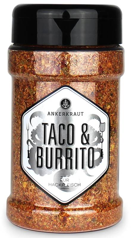 Ankerkraut Taco & Burrito Gewürzmischung, 190g Streuer