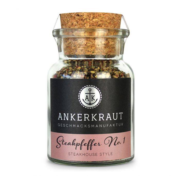Ankerkraut Steakpfeffer No. 1, 80g Glas