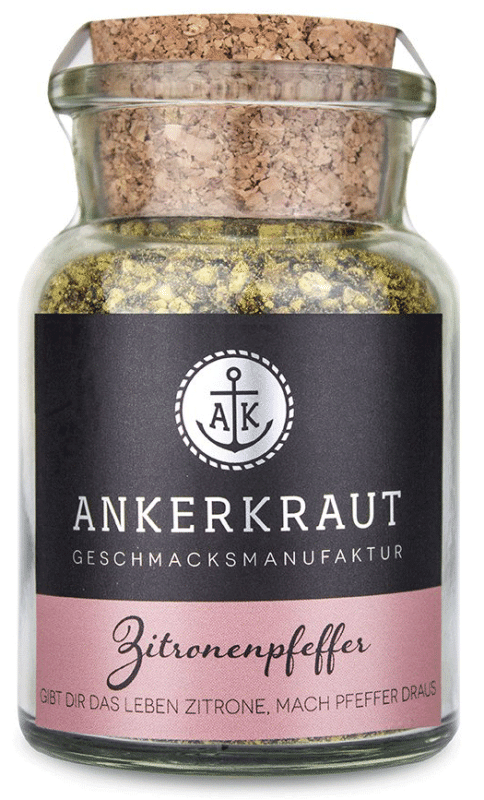 Ankerkraut Zitronenpfeffer, 85 g Glas