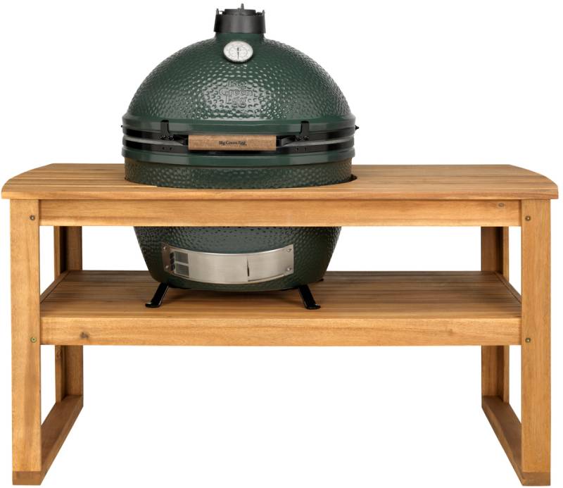 Big Green Egg XLarge Keramikgrill - inkl. Tisch aus Akazienholz mit Rollen