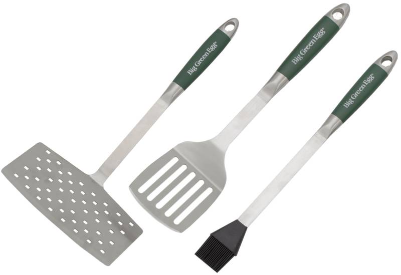 Big Green Egg BBQ Grillbesteck Set aus Edelstahl / 3-teilig