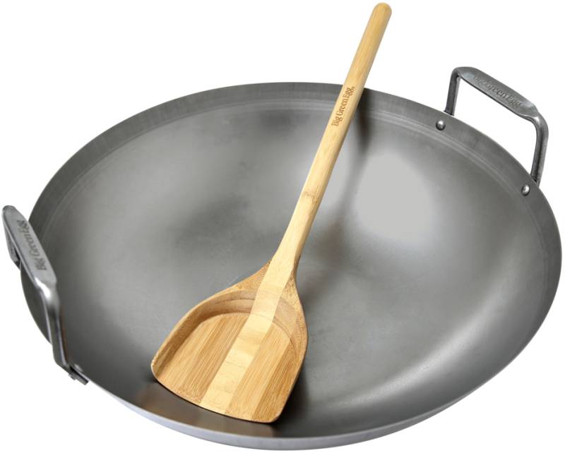 Big Green Egg Carbonstahl Wok Ø 40 cm mit Bambusspatel XLarge / Large