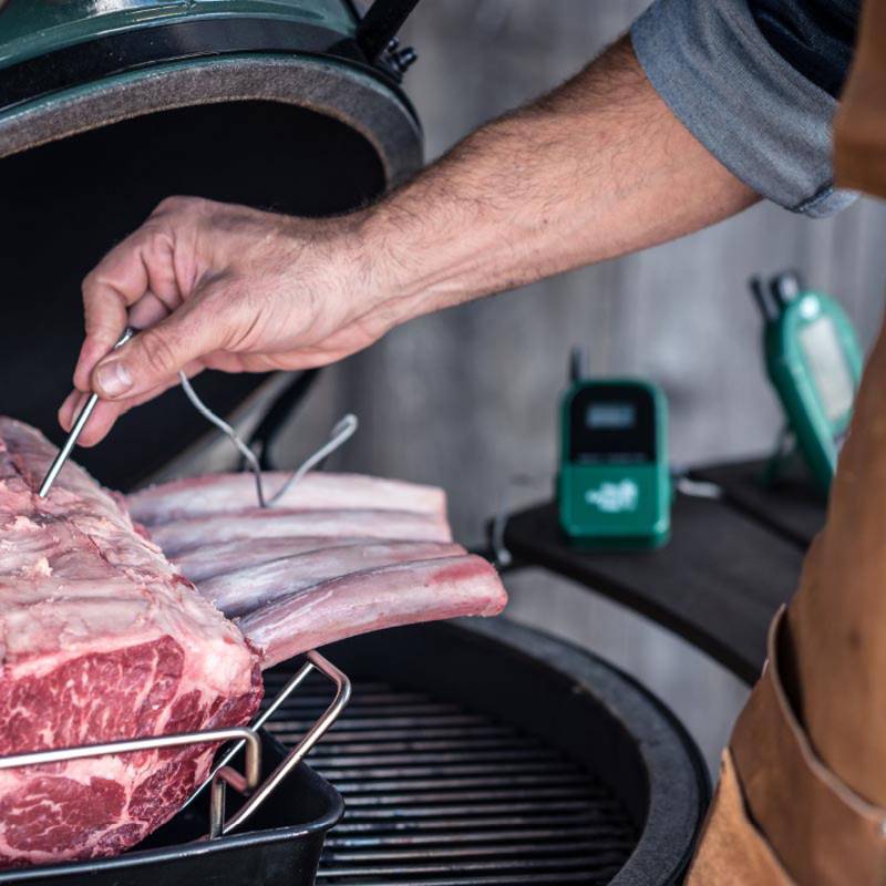 Big Green Egg Funk Grillthermometer mit 2 Temperaturfühlern