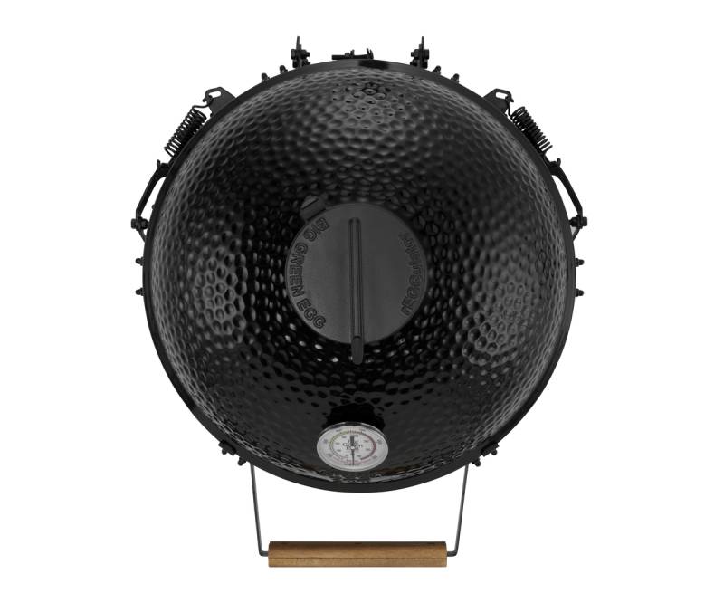 Outdoorchef HEAT Outdoor Küche 3-teilig: Big Green Egg The Onyx Large Keramikgrill + Caso BBQ Cooler - mit Arbeitsplatte aus Granit