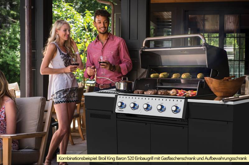 Broil King Outdoor Küche Baron MOK: Modularer Grillschrank für Baron 520 Einbaugrill