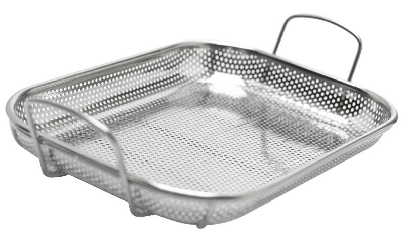 Broil King Gemüse Grillkorb Edelstahl / 38 x 28 x 3,5 cm