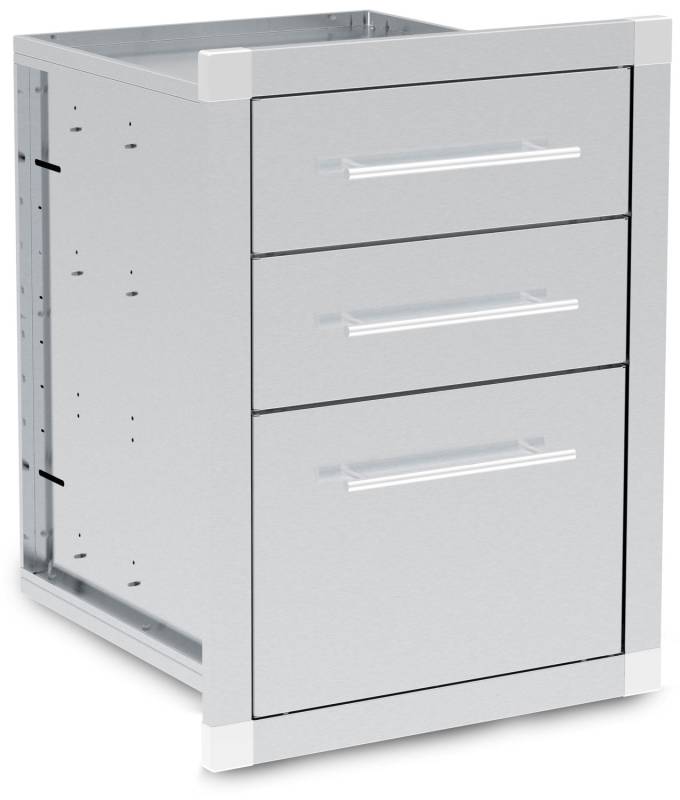 Broil King Outdoor Küche - Einbauschrank mit 3 Schubladen