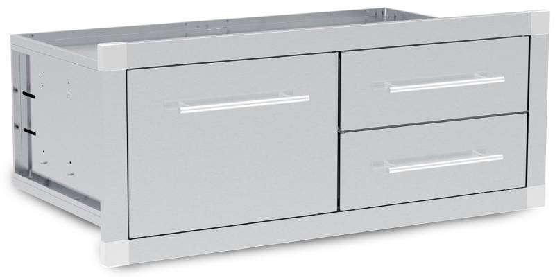 Broil King Outdoor Küche - Einbauschrank mit 3 Schubladen quer