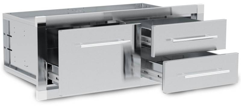 Broil King Outdoor Küche - Einbauschrank mit 3 Schubladen quer
