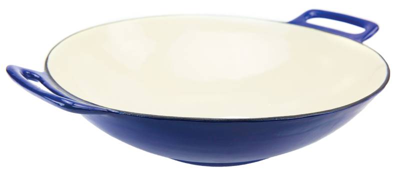 Broil King Wok aus Gusseisen porzellanemailliert / Ø 35,5 cm