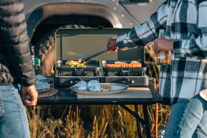 CADAC Camping Gaskocher 2-Cook 3 Pro Deluxe / 50mbar