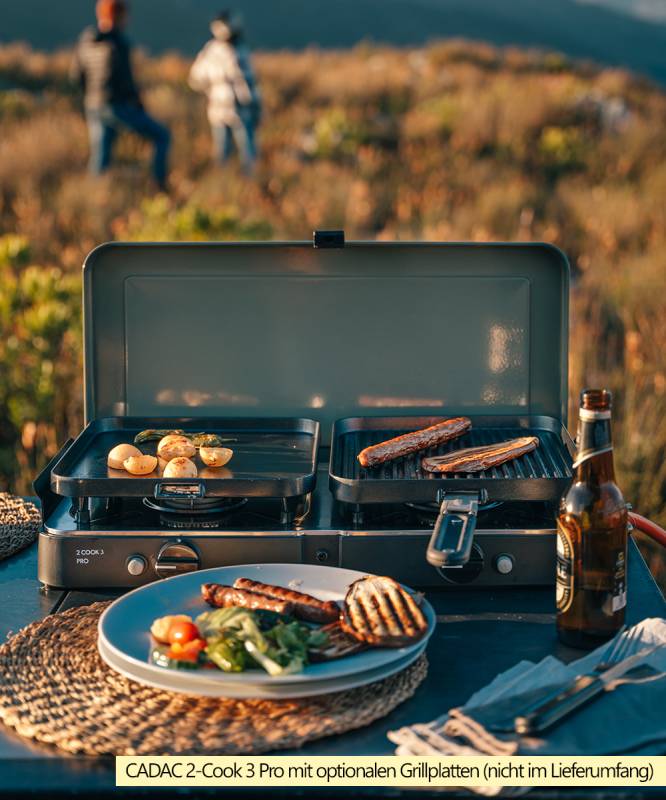 CADAC Camping Gaskocher 2-Cook 3 Pro Stove / 50mbar