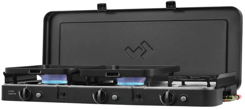 CADAC Camping Gaskocher 3-Cook Turbo FFD Deluxe / 30mbar