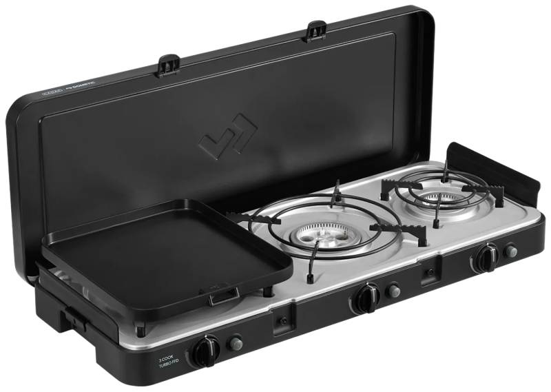 CADAC Camping Gaskocher 3-Cook Turbo FFD Deluxe / 30mbar