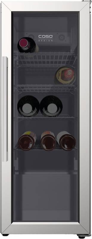 CASO BBQ Cooler M-R - Outdoor-Kühlschrank (125 Liter) mit Edelstahlgehäuse - Rechtsanschlag