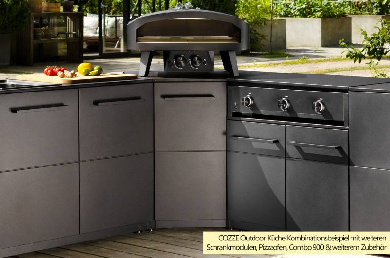 COZZE Outdoor Küche Elements - Eckschrank inkl. Arbeitsplatte (HPL)