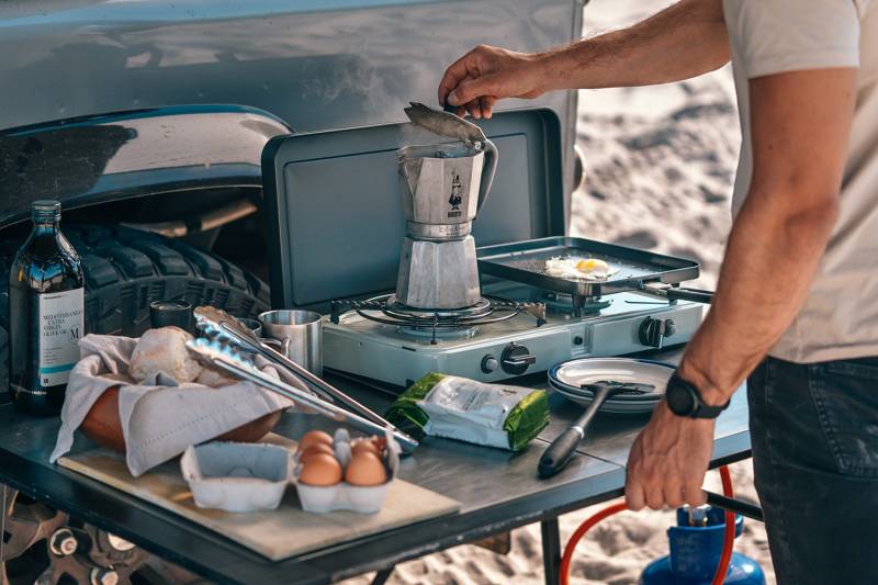 CADAC Camping Gaskocher 2-Cook 3 Pro Deluxe / 50mbar