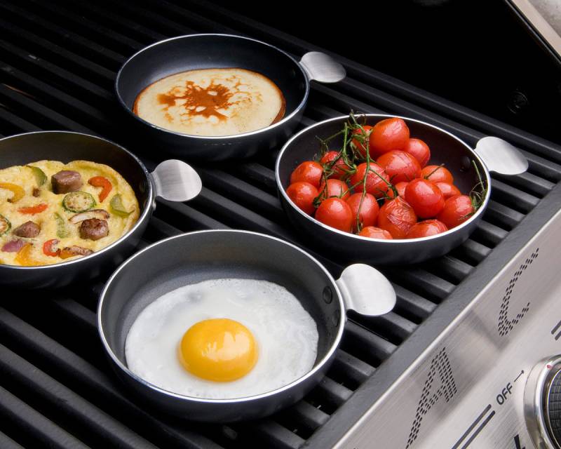 CADAC Tapas Set 4-teilig / Aluminium Pfännchen