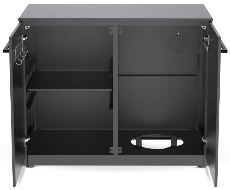 COZZE Outdoor Küche Elements - Schrank mit Türen, 110 cm inkl. Arbeitsplatte (HPL)