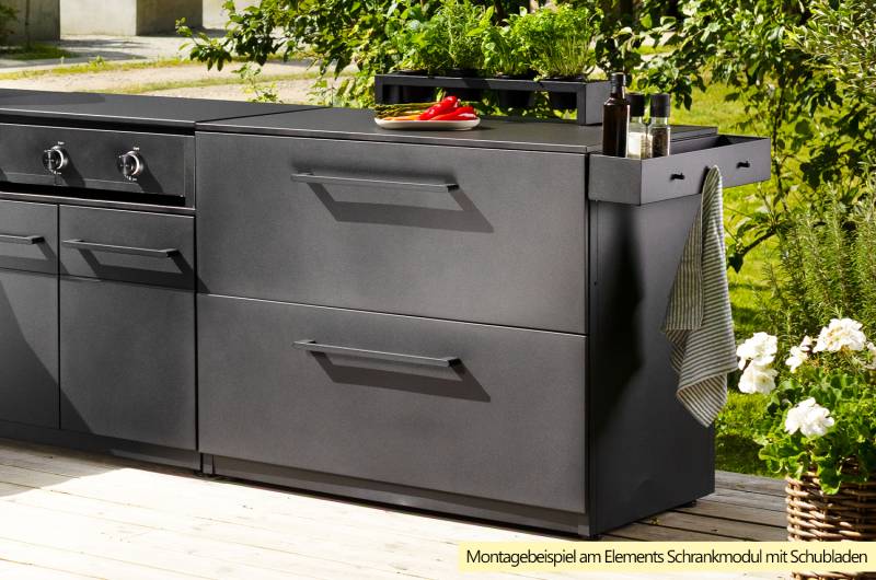 COZZE Universal Regal / Zubehörregal - für COZZE Outdoor Küche Elements