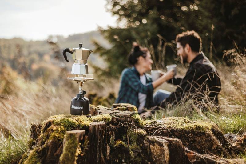 Enders Gaskocher Olymp - Set mit Gaskartuschen & Campinglampe