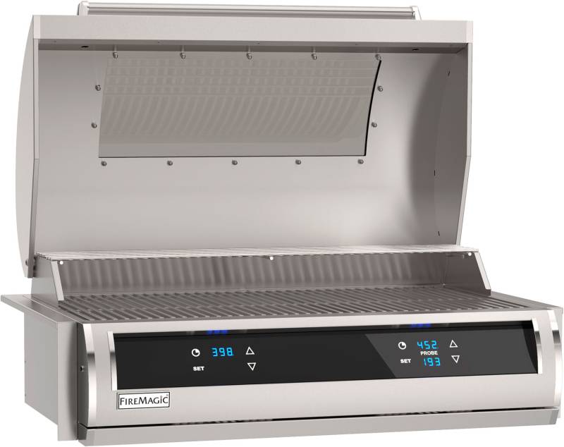 Fire Magic Elektrogrill Einbaugrill Electric EL500i - mit Dual Control, WiFi/Bluetooth, 6000 Watt und XL Sichtscheibe - Modell 2026