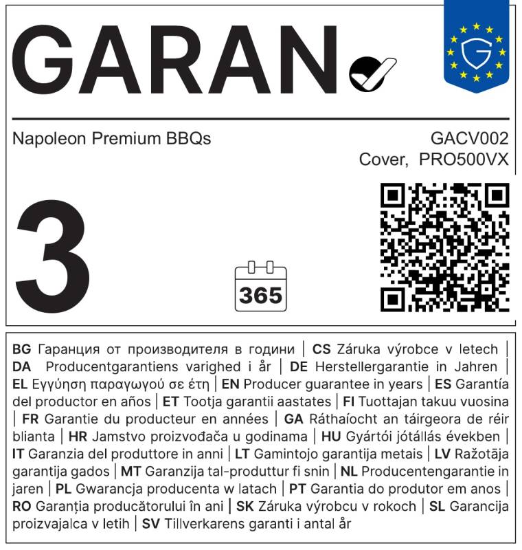 Napoleon Abdeckhaube für Prestige PRO 500 Smart-Connected