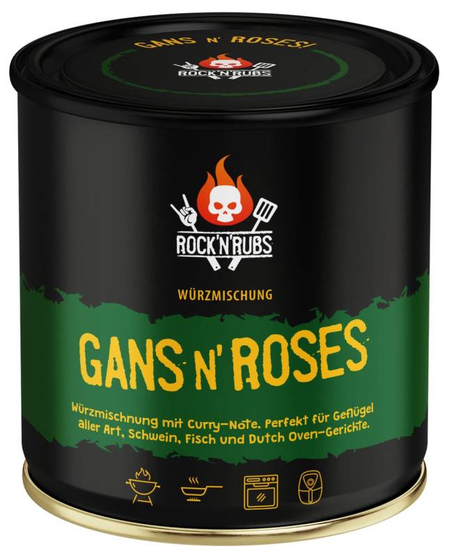 Rock'n Rubs - Gans N Roses - BBQ Rub 140 g Dose