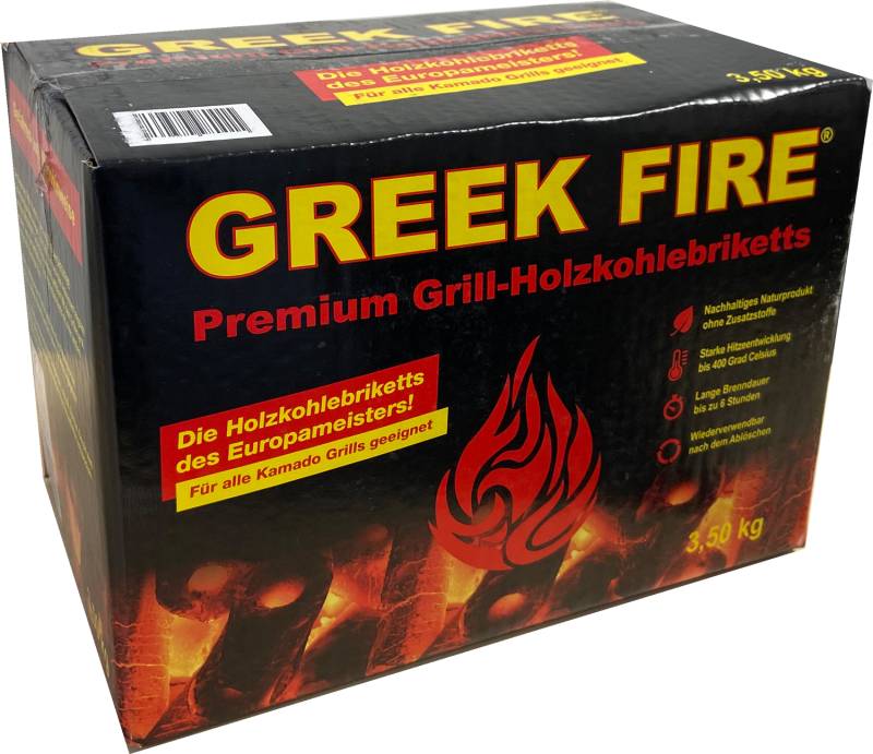 Greek Fire Holzkohlebriketts 3,5kg