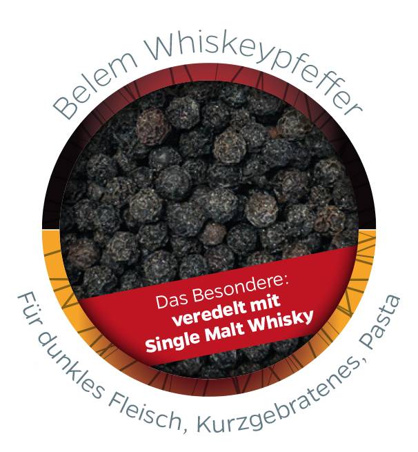 Grillfürst Belem Whiskeypfeffer (Single Malt) - Keramikdose 80g