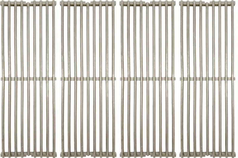 Grillfürst Edelstahl Gussrost Set für Broil King Baron 490 / Crown 490 (4 tlg.)
