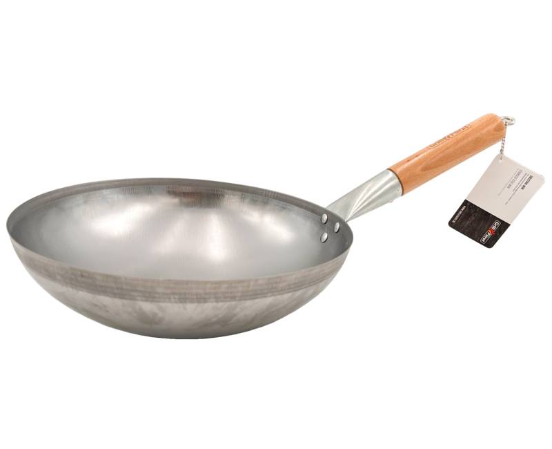 Grillfürst Edelstahl Wok Ø 30 cm