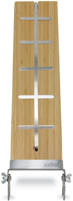 Grillfürst Flammlachsbrett Bambus - 140 mm - Klemm-Variante